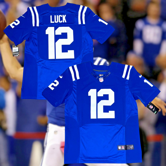 Indianapolis Colts Andrew Luck Men's Nike Elite Jersey 44 L NWT Deadstock NFL - Picture 1 of 13